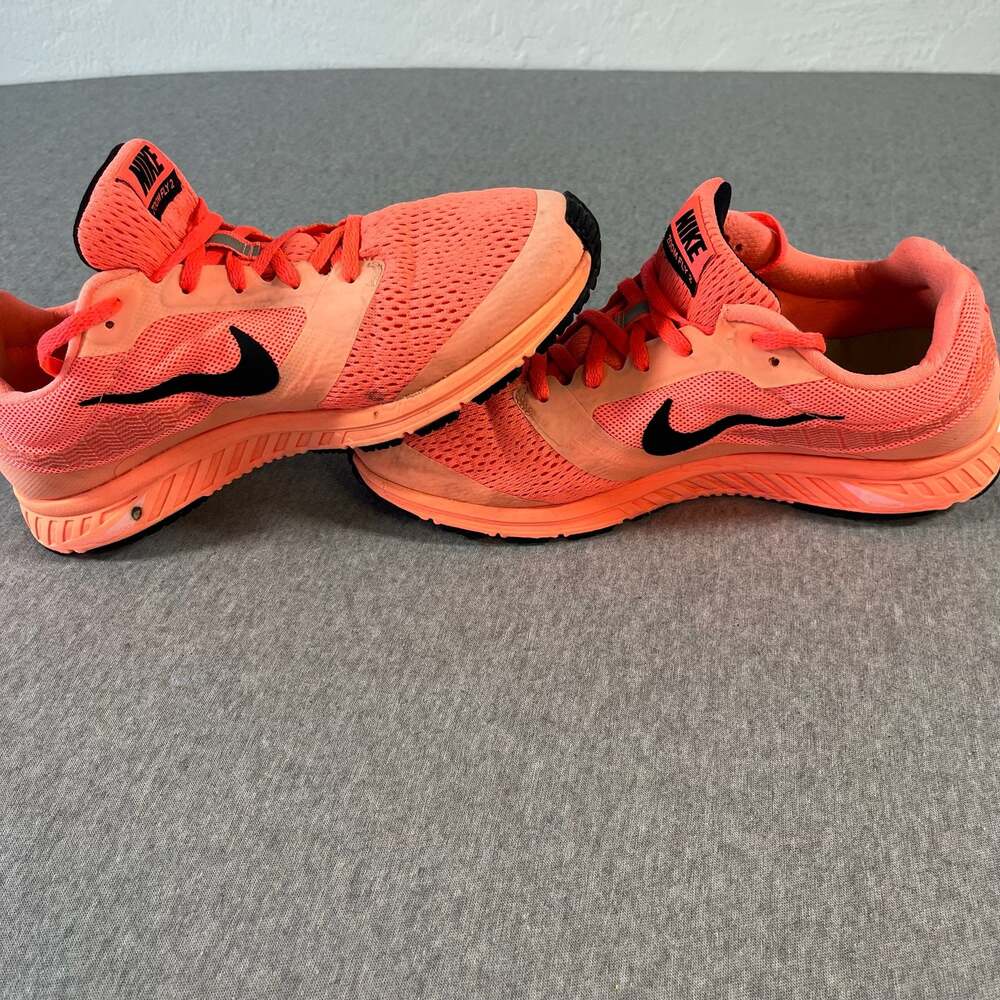 Nike Women's Air Zoom Fly 2 Running Shoes Coral Orange Black Size 10 #707607-800 - Picture 3 of 8
